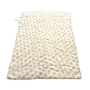 Martha Stewart Everyday Baby Blanket 31x42 Plaid Pastel Pink Blue Yellow